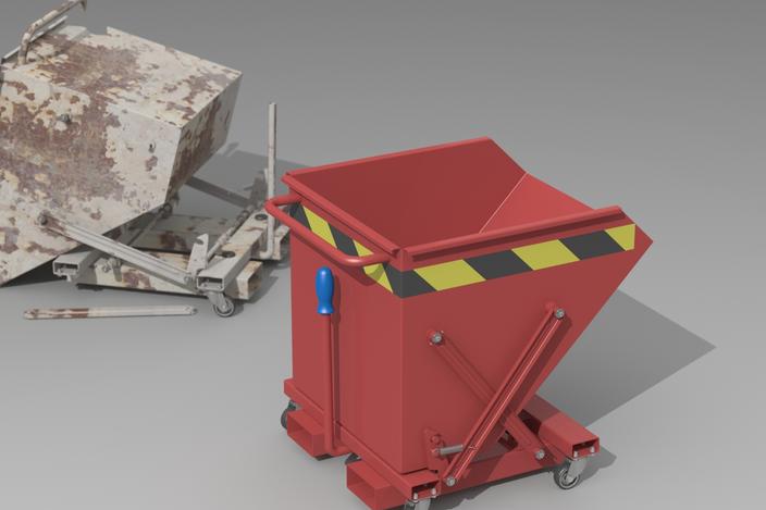 سطل زباله طراحی شده در سالیدورک و کتیا
