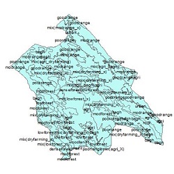 نقشه کاربری اراضی شهرستان اردل