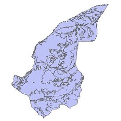 نقشه کاربری اراضی شهرستان گنبد کاووس