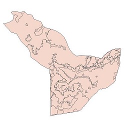 نقشه کاربری اراضی شهرستان آزادشهر