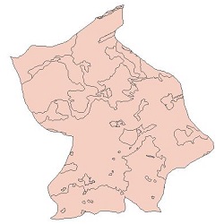 نقشه کاربری اراضی شهرستان آق قلا