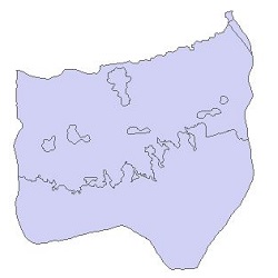 نقشه کاربری اراضی شهرستان بندر گز