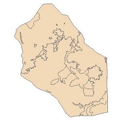 نقشه کاربری اراضی شهرستان  رامیان