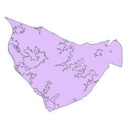 نقشه کاربری اراضی شهرستان فومن