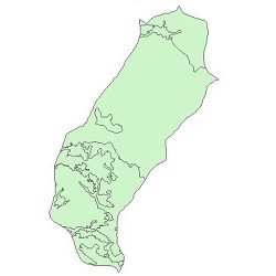 نقشه کاربری اراضی شهرستان  املش