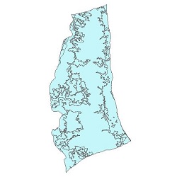 نقشه کاربری اراضی شهرستان  تالش