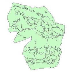 نقشه کاربری اراضی شهرستان کاشمر