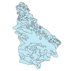 نقشه کاربری اراضی شهرستان نیشابور