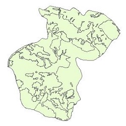 نقشه کاربری اراضی شهرستان رشت خوار