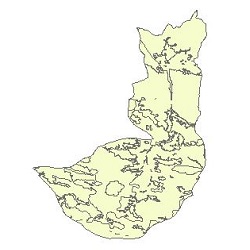 نقشه کاربری اراضی شهرستان آمل