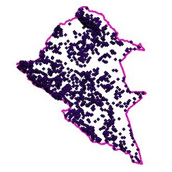 نقشه روستاهای حوضه آبریز دق پترگان – نمکزار خواف