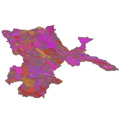 نقشه زمین شناسی حوضه آبریز رودخانه سفیدرود