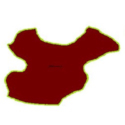 شیپ فایل محدوده سیاسی شهرستان ارسنجان