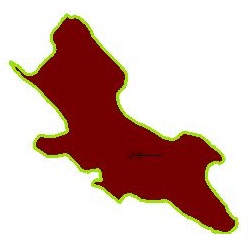 شیپ فایل محدوده سیاسی شهرستان سپیدان