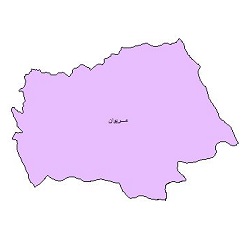 شیپ فایل محدوده سیاسی شهرستان مریوان