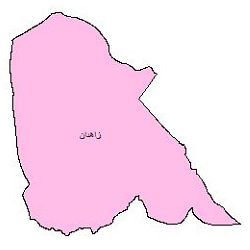 شیپ فایل محدوده سیاسی شهرستان زاهدان
