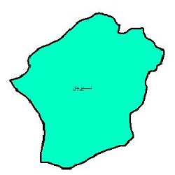 شیپ فایل محدوده سیاسی شهرستان سیرجان