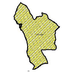 شیپ فایل محدوده سیاسی شهرستان میناب
