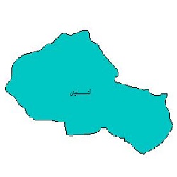 شیپ فایل محدوده سیاسی شهرستان آشتیان