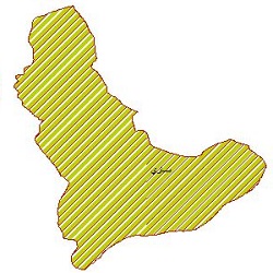 شیپ فایل محدوده سیاسی شهرستان ساری