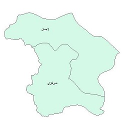 شیپ فایل بخشهای شهرستان پیرانشهر