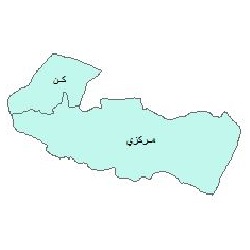 شیپ فایل بخشهای شهرستان تهران