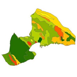 نقشه زمین شناسی شهرستان چادگان