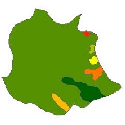 نقشه زمین شناسی شهرستان فلاورجان