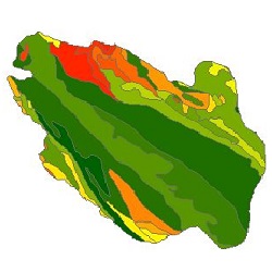 نقشه زمین شناسی شهرستان فریدونشهر