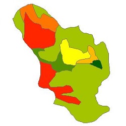 نقشه زمین شناسی شهرستان خمینی شهر