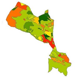 نقشه زمین شناسی شهرستان نجف آباد