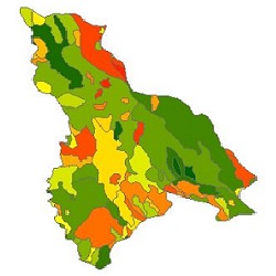 نقشه ی زمین شناسی شهرستان چالدران