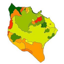نقشه ی زمین شناسی شهرستان نقده