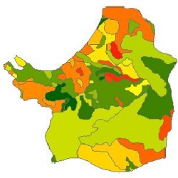 نقشه ی زمین شناسی شهرستان اشنویه