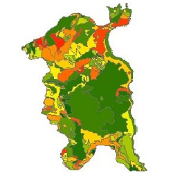 نقشه ی زمین شناسی شهرستان ارومیه