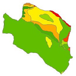 نقشه ی زمین شناسی شهرستان پاکدشت