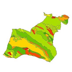 نقشه ی زمین شناسی شهرستان ری