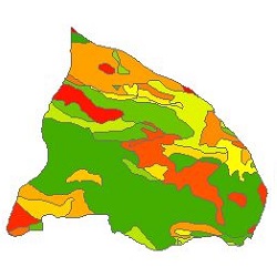 نقشه ی زمین شناسی شهرستان شمیرانات
