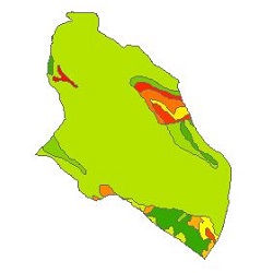 نقشه ی زمین شناسی شهرستان ورامین