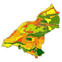 نقشه ی زمین شناسی شهرستان کلیبر