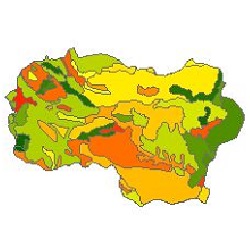 نقشه ی زمین شناسی شهرستان ورزقان