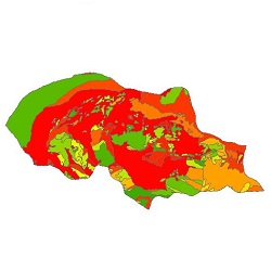 نقشه ی زمین شناسی شهرستان گناباد
