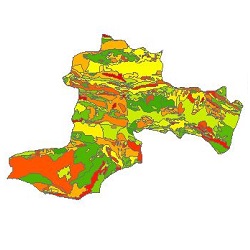 نقشه ی زمین شناسی شهرستان تربت حیدریه