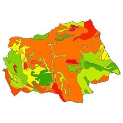 نقشه ی زمین شناسی شهرستان مریوان