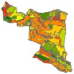 نقشه ی زمین شناسی شهرستان کهنوج