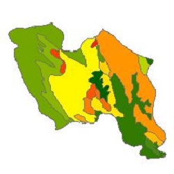 نقشه ی زمین شناسی شهرستان جوانرود