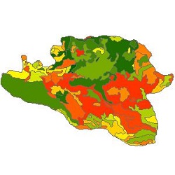 نقشه ی زمین شناسی شهرستان سنقر