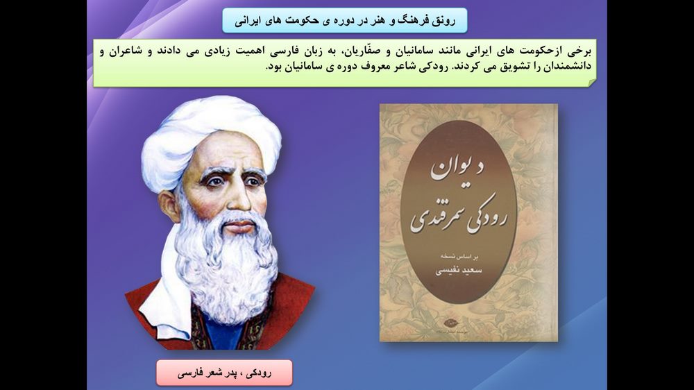 پاورپوینت آموزش درس نوزدهم کتاب مطالعات اجتماعی پنجم ابتدایی ( ایرانیان مسلمان حکومت تشکیل می دهند)